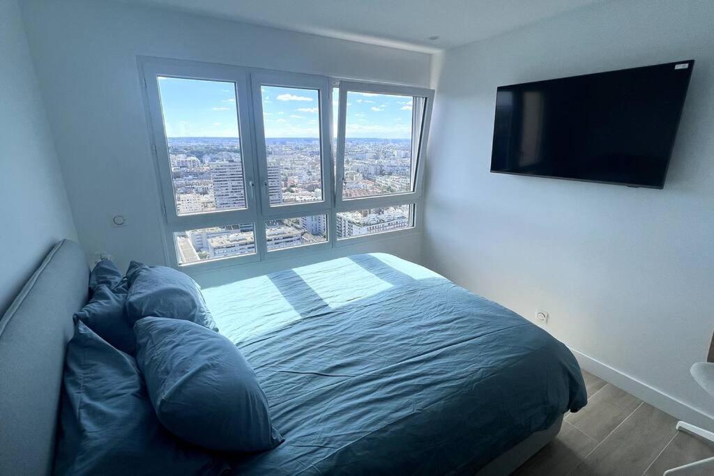 Nice Apartment With Amazing View Of Paris + Parking Exterior foto